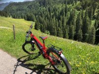 Mit den Rad im Lochbachtal