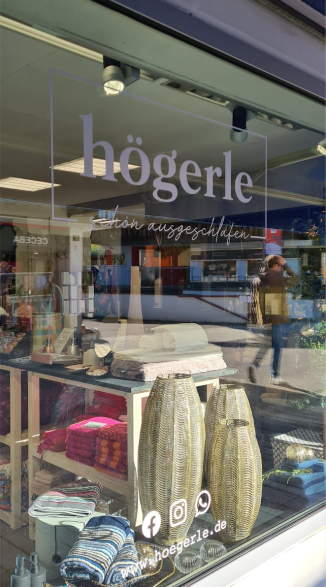 Schaufenster högerle