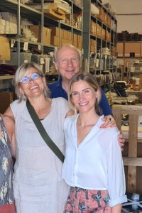 Evelyn Högerle mit Familie Marconi