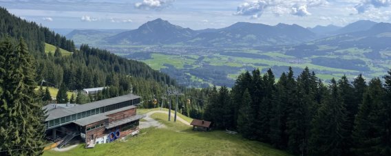 Ausblick auf die Mittelstation