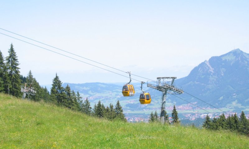 Hörnerbahn Bolsterlang im Sommer