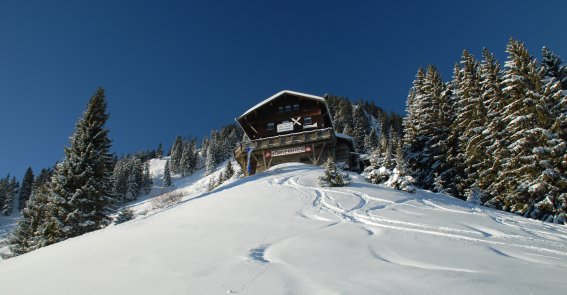 Das Hörnerhaus im Winter