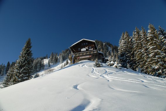 Das Hörnerhaus im Winter