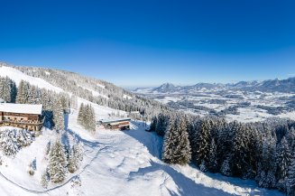 Das Hörnerhaus von oben