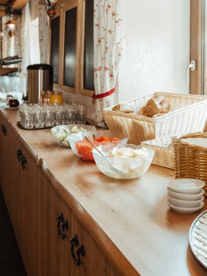 Frühstücksbuffet im Hörnerhaus