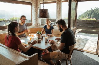 Frühstück im Urlaub im Hörnerhaus