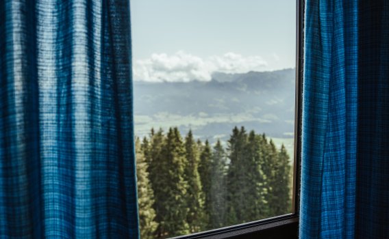 Fensterblick aus den Zimmern vom Hörnerhaus