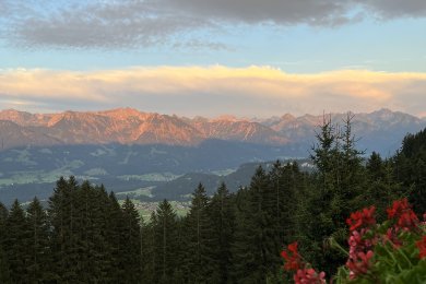 Sonnenuntergang am Hörnerhaus