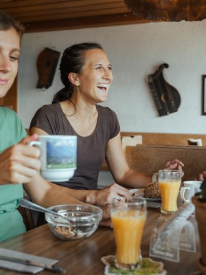 Im Hörnerhaus frühstückst Du dort, wo andere erst noch hinwollen.
