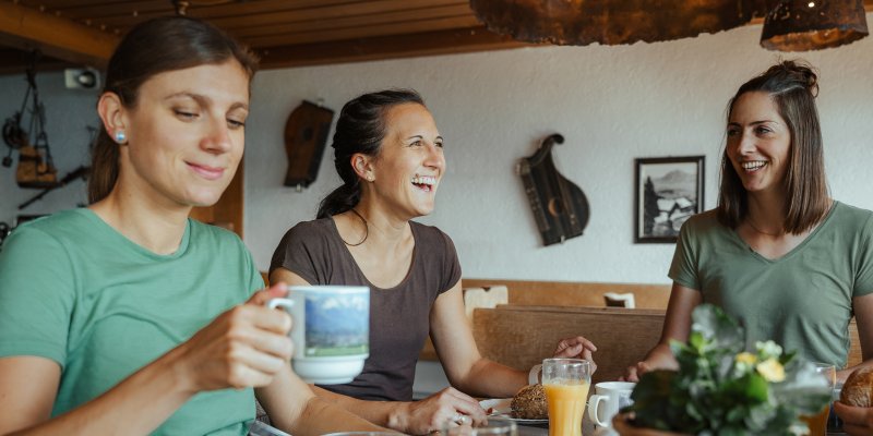 Im Hörnerhaus frühstückst Du dort, wo andere erst noch hinwollen.