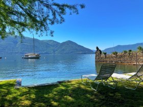 Am Hausstrand vom Hotel Arancio