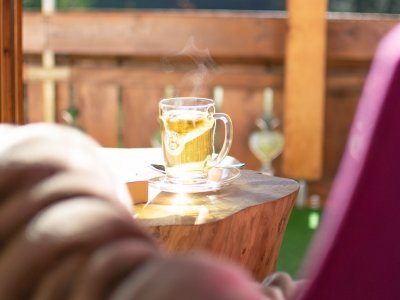 Entspannen Sie bei einer Tasse Tee