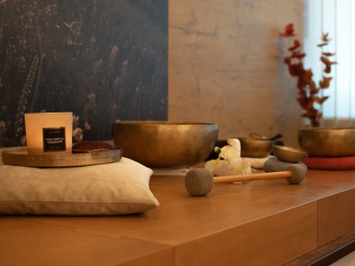 Hochwertige Produkte und Wellness-Hilfsmittel sorgen für ein Rundum-Wohlfühlprogramm im Hotel Bad Rain