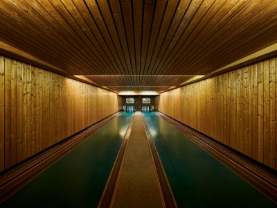 Die Hotel eigene Kegelbahn steht den Gästen natürlich kostenlos zur Verfügung.