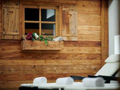 Geschmackvoll eingerichtet verspricht der Wellnessbereich im Hotel Bannwaldsee viele Wohlfühlmomente.
