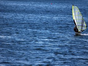 Surfen auf dem Forggensee