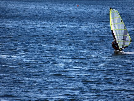 Surfen auf dem Forggensee