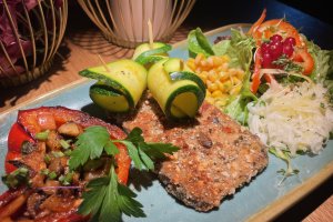 Bild Auberginenschnitzel Januar
