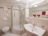 Badezimmer in der Junior Suite Mädelegabel