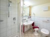Badezimmer in der Junior Suite Mädelegabel