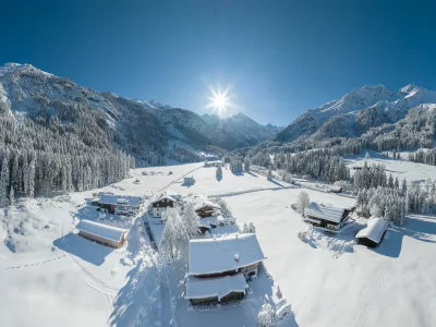 Panoramablick auf die Birgsau