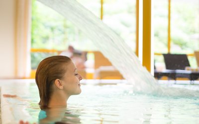 Ruhe & Entspannung verspricht ein Aufenthalt im Bergsteiger-Wellnessbereich