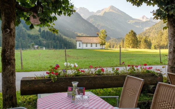 Ausblick von der Terrasse