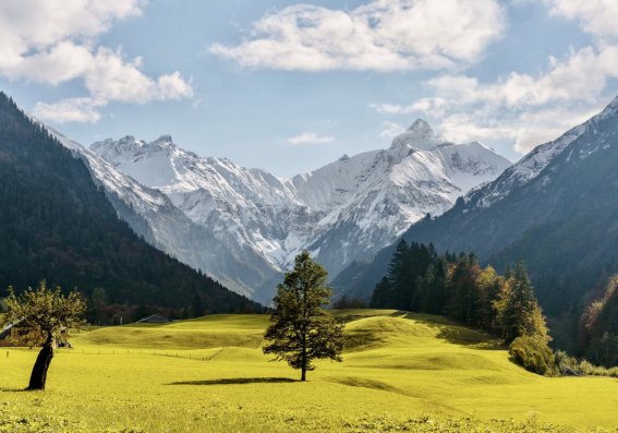 Trettachtal im Oktober