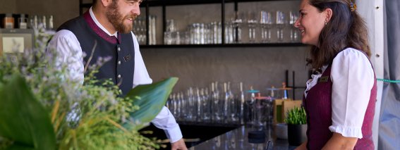 Gartenlounge mit Sebastian und Lara
