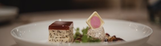 Detailaufnahme Dessert