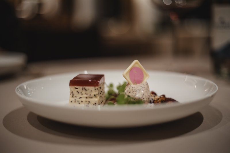 Detailaufnahme Dessert