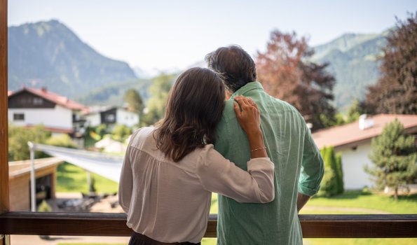 Exquisite Aussicht vom Balkon