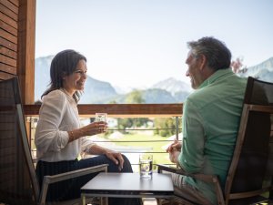 Genussvolle Stunden mit Blick auf die Berge