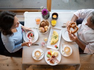 Morgendlicher Genuss im Hotel Exquisit