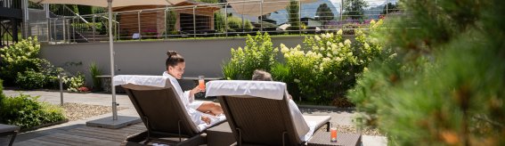 Wellnesszeit im Atrium – Entspannung pur