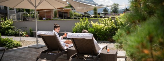 Wellnesszeit im Atrium – Entspannung pur