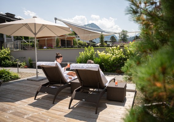 Wellnesszeit im Atrium – Entspannung pur