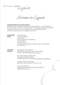 Heiraten im Exquisit