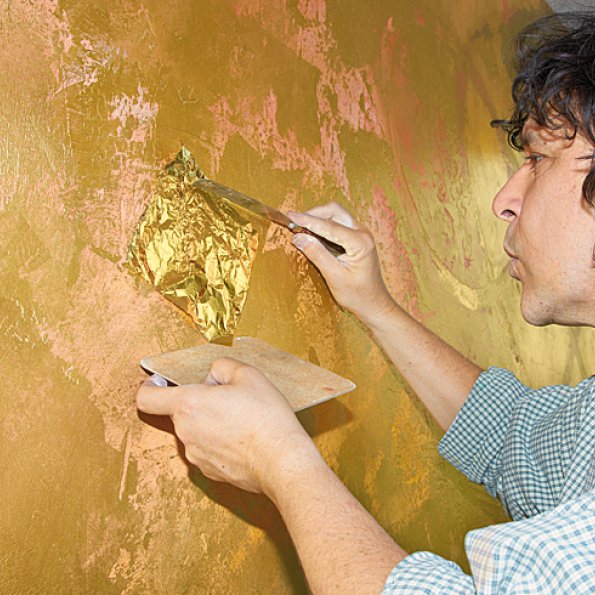 Gold aufbringen