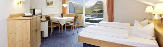 Doppelzimmer im Dachgeschoß