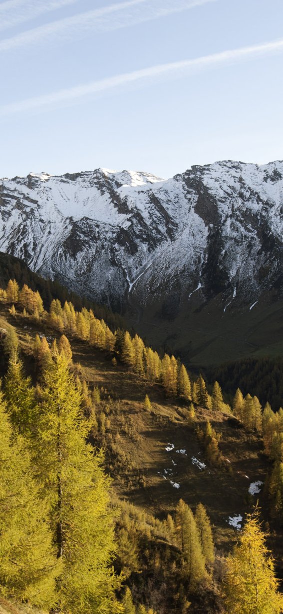 Beeindruckende Berglandschaft in Osttirol mit der ursprünglichen Natur der Tiroler Alpen. Die Aufnahme steht für Wandern, Berge und Naturerlebnisse im Nationalpark Hohe Tauern rund um Prägraten am Großvenediger und das Virgental.