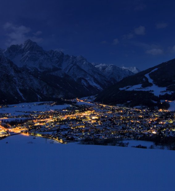 Panorama Stadt Lienz – Blick über Lienz in Osttirol