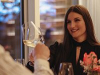 Abendessen im Restaurant Augenblick