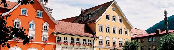 Marienplatz in der Residenzstadt Immenstadt im Allgäu
