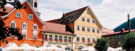Marienplatz in der Residenzstadt Immenstadt im Allgäu