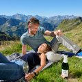 Den Berg in vollen Zügen genießen