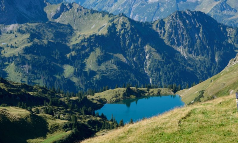 Wunderschöne Wanderung auf dem Nebelhorn mit Blick auf den Seealpsee