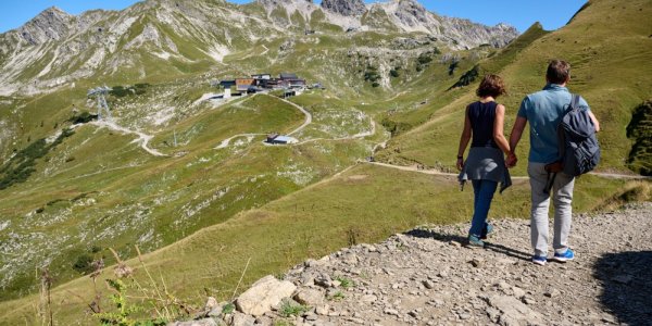 Bei traumhaften Wetter ist eine Wanderung am Nebelhorn besonders schön.