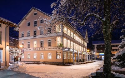 Hotel Mohren in Abendstimmung