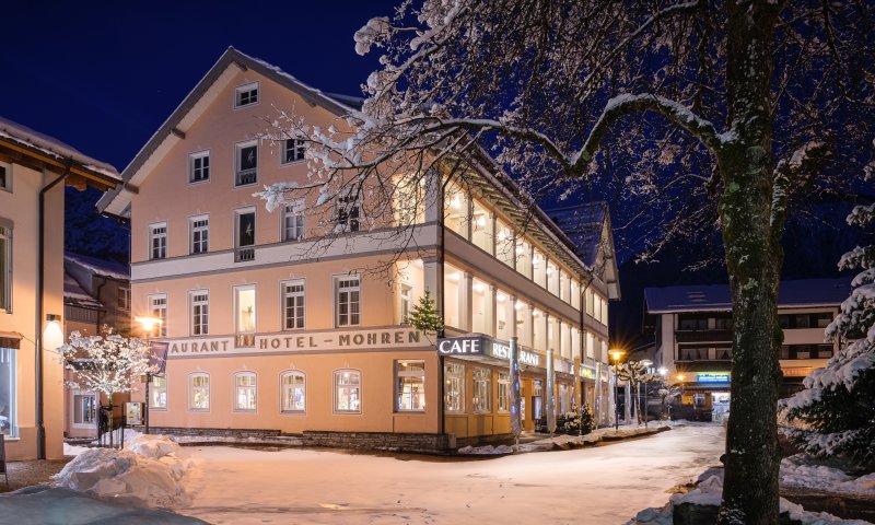 Hotel Mohren in Abendstimmung